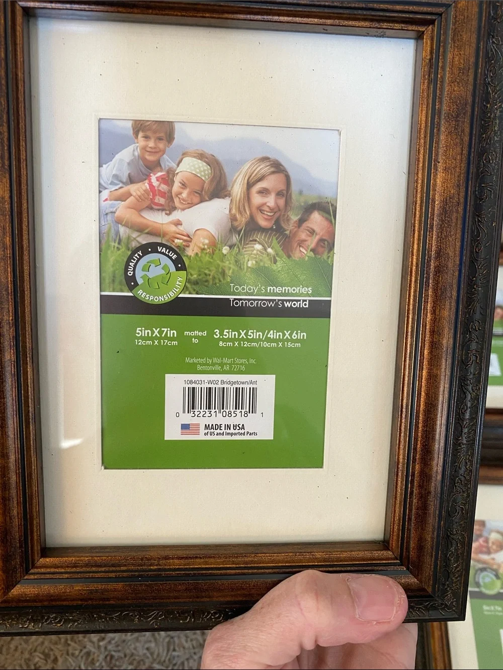 4- Classic Ornate Brown Photo Frame Set - Home Accents (5x7)